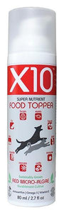 X10 Super Nutrient Food Topper pour chiens et chats, 2.7 oz / 80 mL