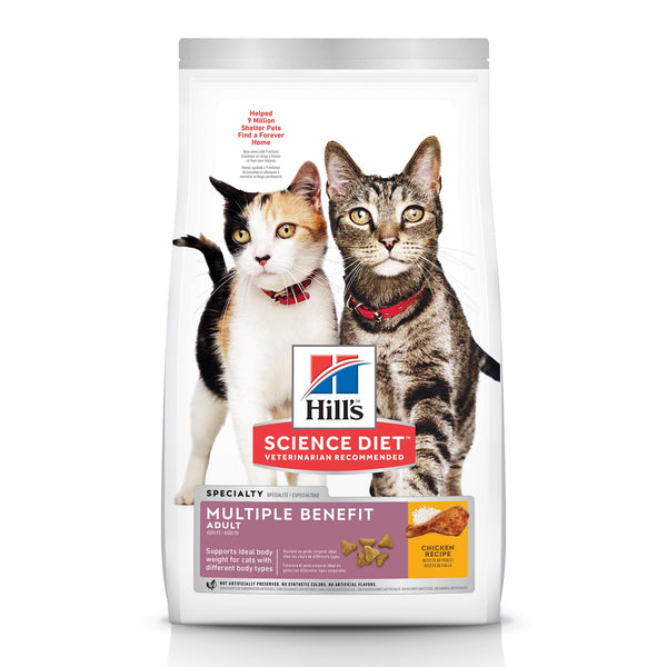 Hill's Science Diet Adult Multiple Benefit Chicken Dry Cat Food