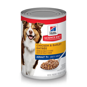 Hill's Science Diet Adult 7+ Chicken & Barley Entree Wet Dog Food