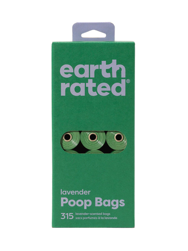 Earth Rated Poop Bags Refill Pack, Lavender-Scented, 315-count