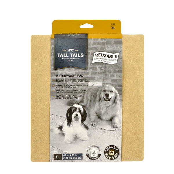 Tall Tails WaterWoof Dog Pad, Tan
