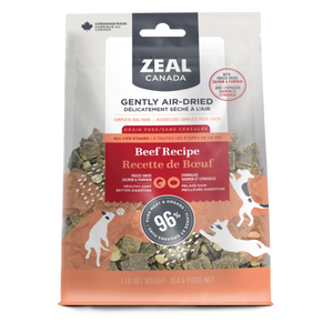 Zeal Canada Beef, Salmon & Pumpkin Grain-Free Air-Dried Dog Food