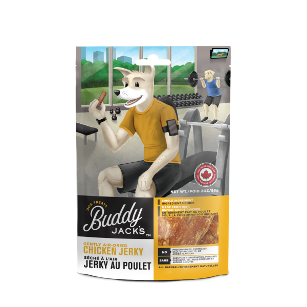 Buddy Jack's Chicken Jerky Grain-Free Air-Dried Dog Treats