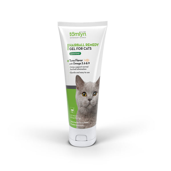 Tomlyn Laxatone Hairball Remedy Tuna Flavor Gel Cat Supplement