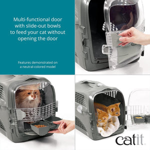 Catit Cabrio Cat Travel Carrier, Turquoise