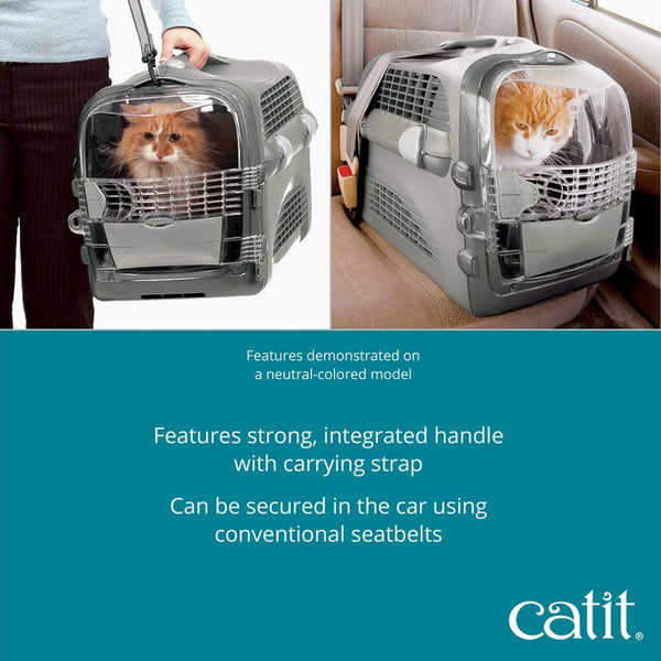 Catit Cabrio Cat Travel Carrier, Turquoise