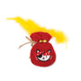 Catit Play Pirates Gold Pouch Catnip Plush Cat Toy