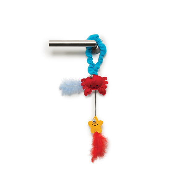 Catit Play Pirates Crab & Star Door Hanger Catnip Cat Toy