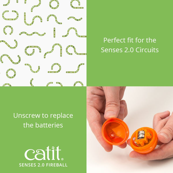 Catit Senses 2.0 FireBall Cat Toy
