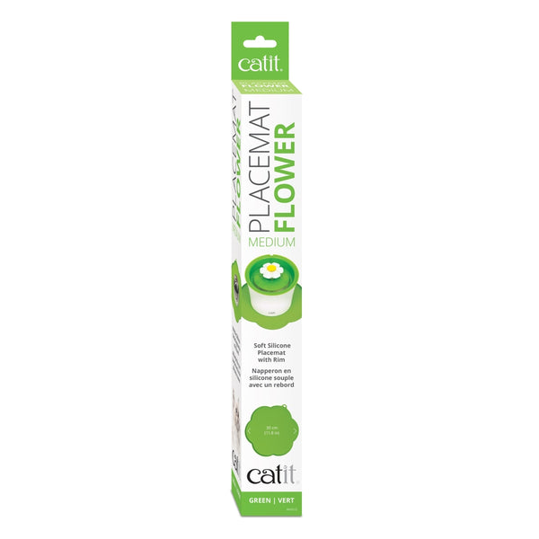 Catit Silicone Placemat, Flower Shape, Green