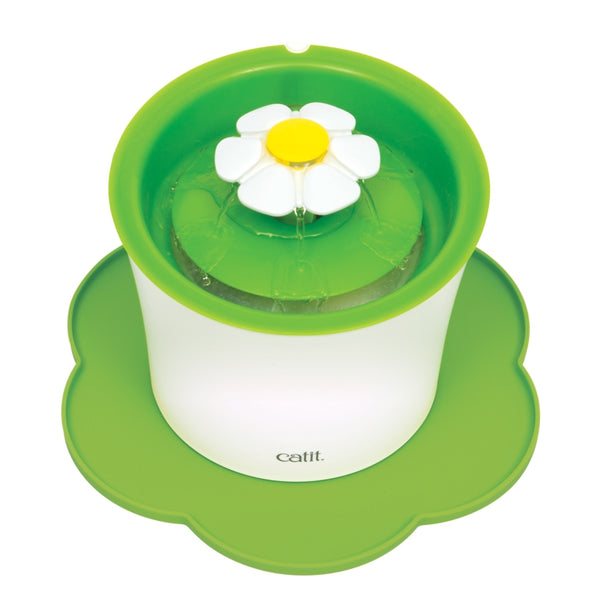 Catit Silicone Placemat, Flower Shape, Green