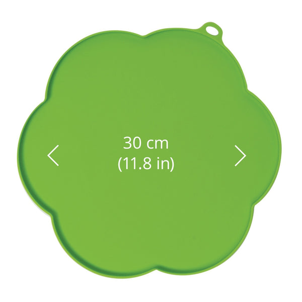 Catit Silicone Placemat, Flower Shape, Green