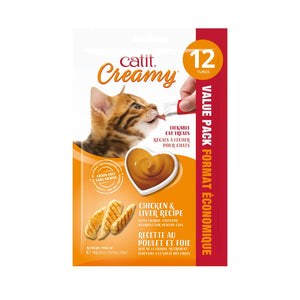 Catit Creamy Chicken & Liver Lickable Cat Treats