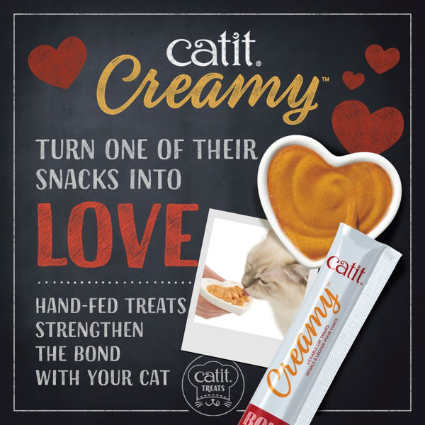 Catit Creamy Lickable Cat Treats, Assorted