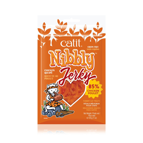 Catit Nibbly Jerky Chicken Cat Treats
