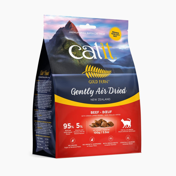 Catit Gold Fern Premium Beef Air-Dried Cat Food