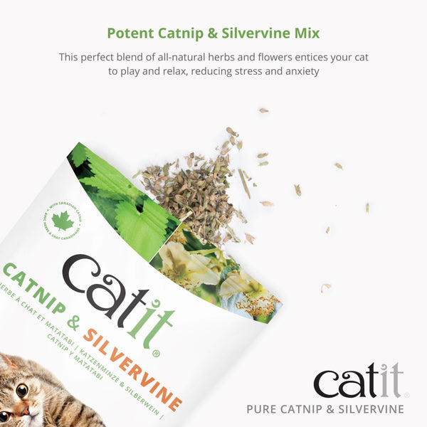 Catit Pure Catnip & Silvervine for Cats