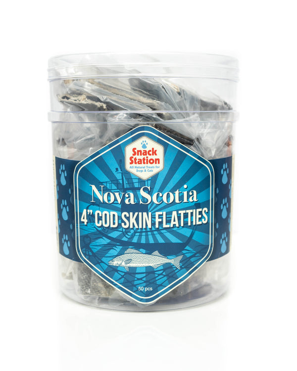 This & That Snack Station Cod Skin Flatties Dog Treats