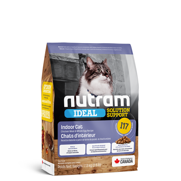 Nutram Ideal I17 Solution Support Indoor Cat Food