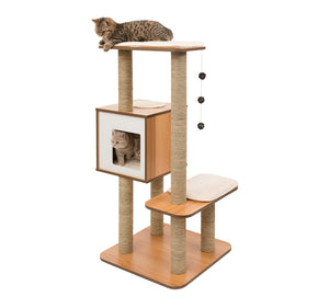 Catit Vesper Arbre à chat Base haute, Noyer