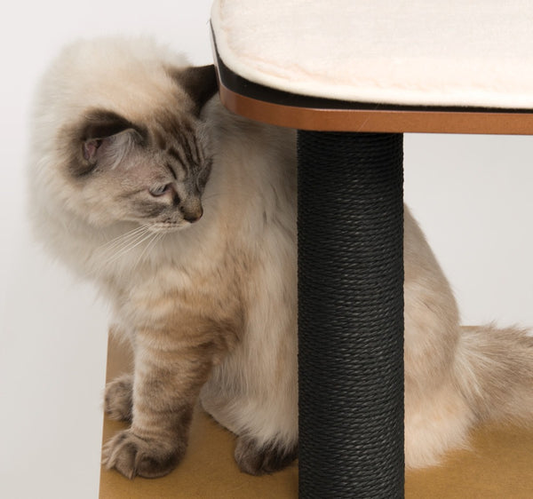 Catit Vesper Cat Tree, High Base, Black