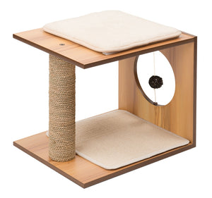 Catit Vesper Stool Cat Tree, Walnut