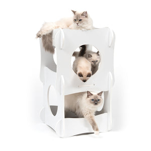 Catit Vesper Cat Lounge Furniture, Condo, White