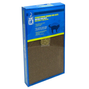 Catit Wide Scratching Board with Catnip for Cats