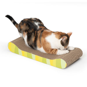 Catit Style Lounge Scratcher with Catnip, Jungle Stripes