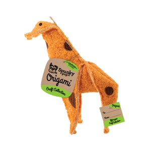 Spunky Pup Jouet origami girafe pour chien