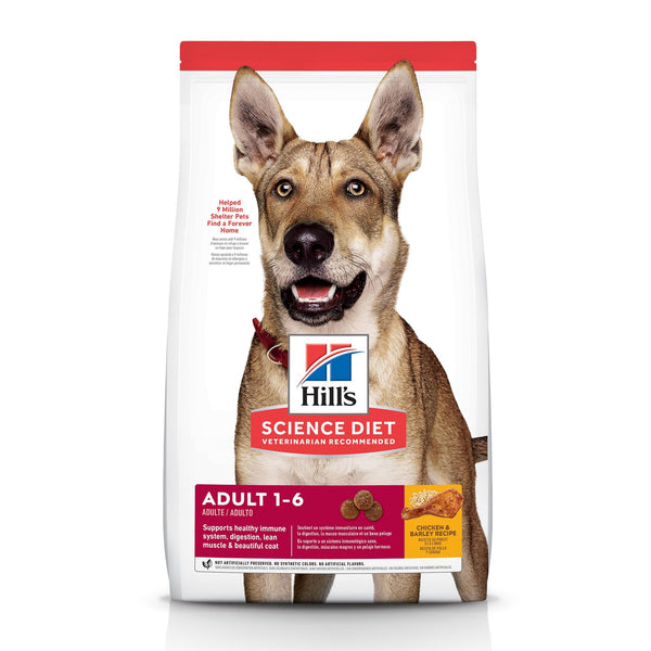 Hill's Science Diet Adult Chicken & Barley Dry Dog Food