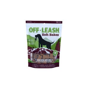 Off-Leash Soft Bakes Friandises sans céréales au poulet et pommes à la cannelle pour chiens