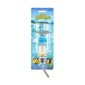 Ware Critter Carafe Premium Glass Small Pet Water Bottle