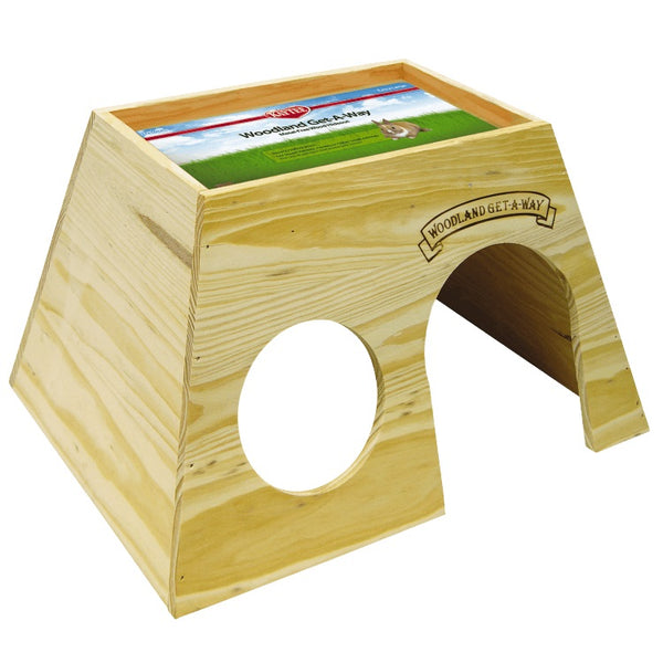 Kaytee Woodland Get-A-Way Wood Hideout for Small Animals