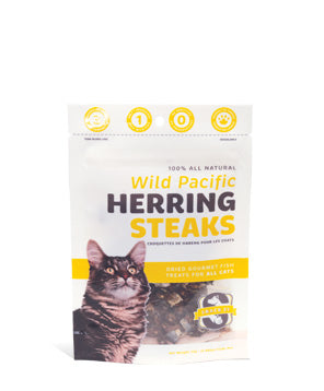 Snack 21 Steaks de Hareng pour chats, 0.88 oz
