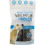 Snack 21 Wild Pacific Salmon Skin Rolls Dog Treats, 6-pk