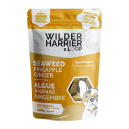 Wilder Harrier Vegan Biscuits Seaweed Pineapple Ginger Hypo Dog Treats, 120-gm