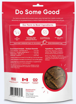 Open Farm Dehydrated Beef Dog Treats, 4.5-oz