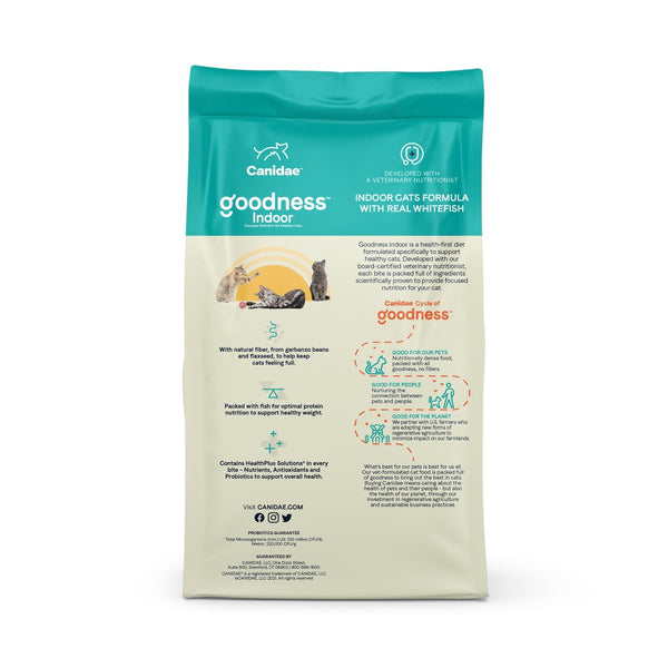 Canidae Goodness for Indoor Cats Whitefish Dry Cat Food