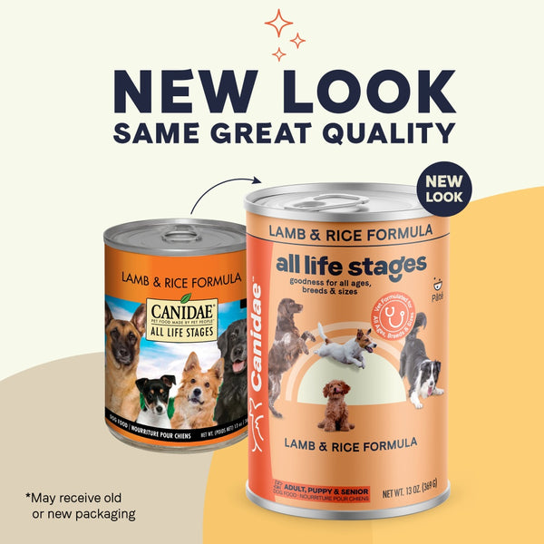 Canidae All Life Stages Lamb & Rice Wet Dog Food Can