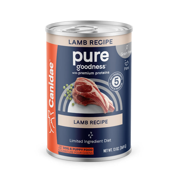 Canidae PURE Grain-Free Limited Ingredient Lamb Wet Dog Food Can