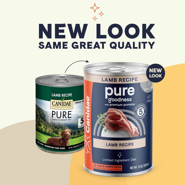 Canidae PURE Grain-Free Limited Ingredient Lamb Wet Dog Food Can