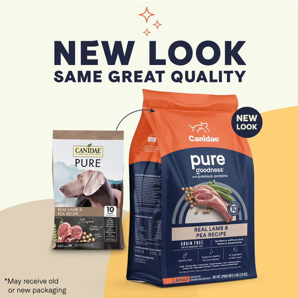 Canidae Grain-Free PURE Real Lamb & Pea Recipe Dry Dog Food