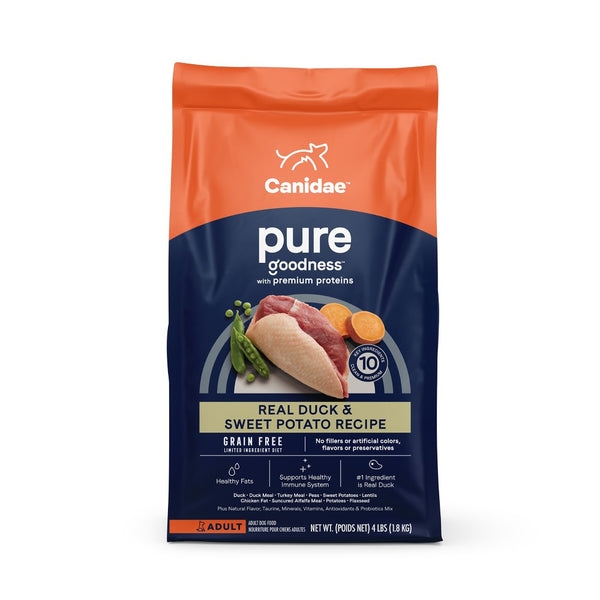 Canidae PURE Grain-Free Limited Ingredient Real Duck & Sweet Potato Dry Dog Food