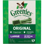 Greenies Original Large Dental Dog Treats, 27-oz, 17-count