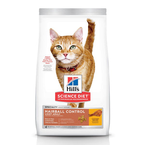 Hill's Science Diet Adult Hairball Control Light Dry Cat Food