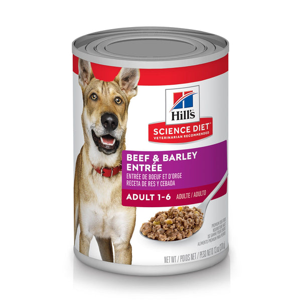Hill's Science Diet Adulte Bœuf et Orge Entrée Nourriture humide pour chiens