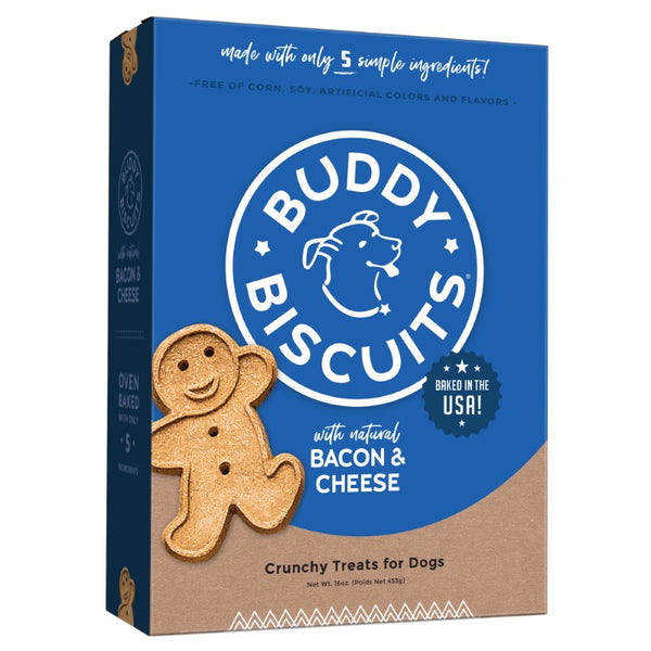 Buddy Biscuits with Bacon & Cheese Oven Baked Dog Treats