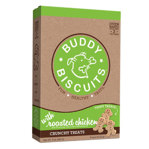 Buddy Biscuits Oven Baked Teeny Treats with Roasted Chicken, 8-oz box