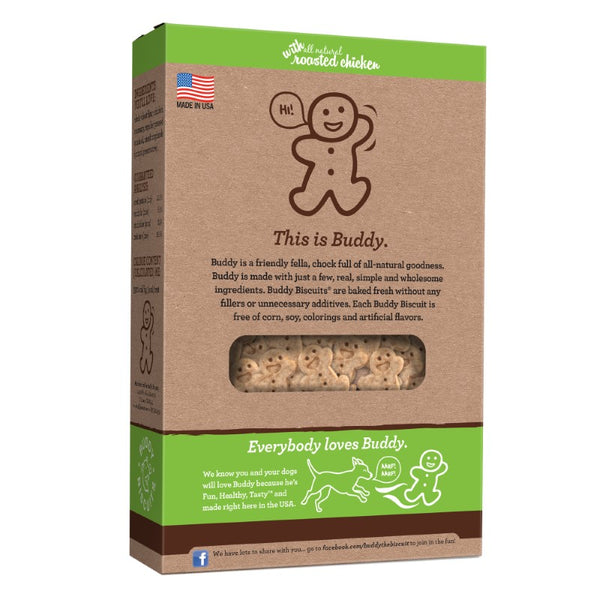 Buddy Biscuits Oven Baked Teeny Treats with Roasted Chicken, 8-oz box